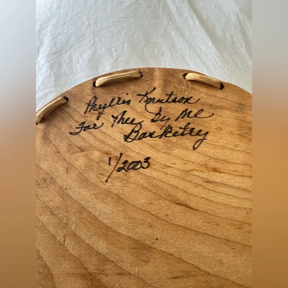 Handmade Small 4.5” Basket | Signed Phyllis Knutson | For Thee By Me Basketry